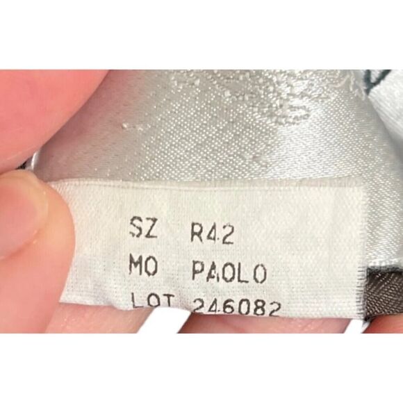 Oleg Cassini Paolo Brown 100% Wool Blazer Men’s Designer Luxury Coat US 42R - Picture 12 of 12